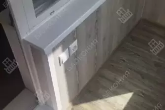 Отделка балкона с утеплением в многоквартирном доме