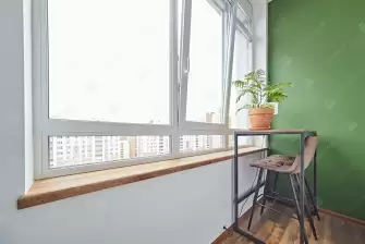 Обшивка балкона гипсокартоном с утеплением и остеклением