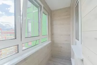 Отделка лоджии с окном для кондиционера