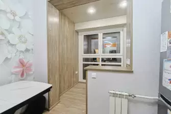 Отделка балкона и кухни ламинатом под ключ